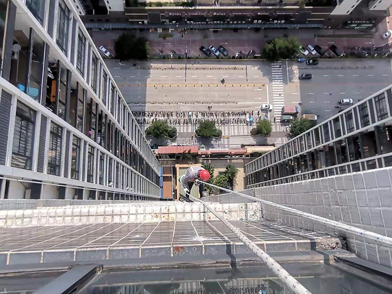 祈福新村小區(qū)外墻防水修繕