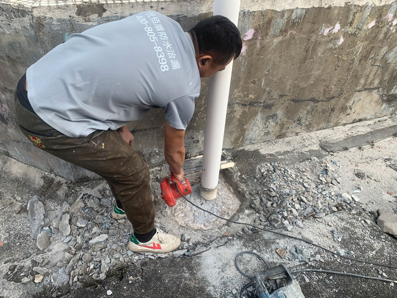 樓面下水管口漏水打拆抹堵漏王