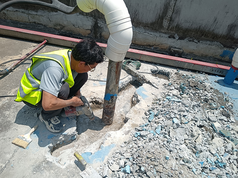 屋面管口防水補漏