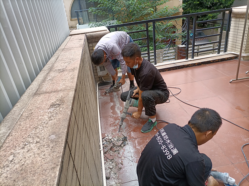 別墅女兒墻防水修補(bǔ)